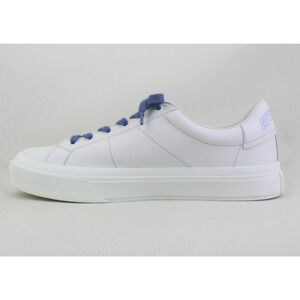 Givenchy Calf Leather Lace-Up City Court Sneakers White/Blue Women's Size EU 40
